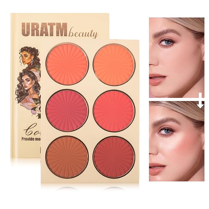 4-Layer Book-Style Foldable Makeup Palette Set | Portable & Long-Lasting | Contour Blush Highlight Eyeshadow, Professional 43 Shades, Suitable for Multiple Skin Tones & Makeup Looks, Gift Idea