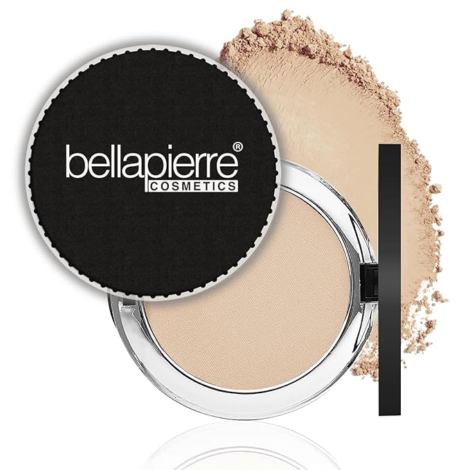 bellapierre Compact Mineral Foundation SPF 15 | Vegan & Cruelty Free Natural Makeup | Full Coverage Matte Foundation | Hypoallergenic | Oil & Talc Free - 0.35 Oz - Ivory