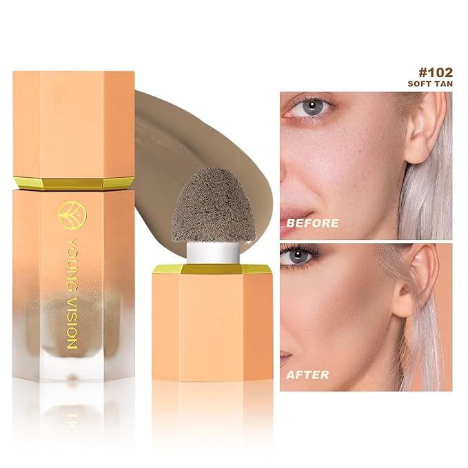 YOUNG VISION Soft Liquid Cream Contour & Glow Bronzer - Lightweight, Long-Wearing, and Blendable