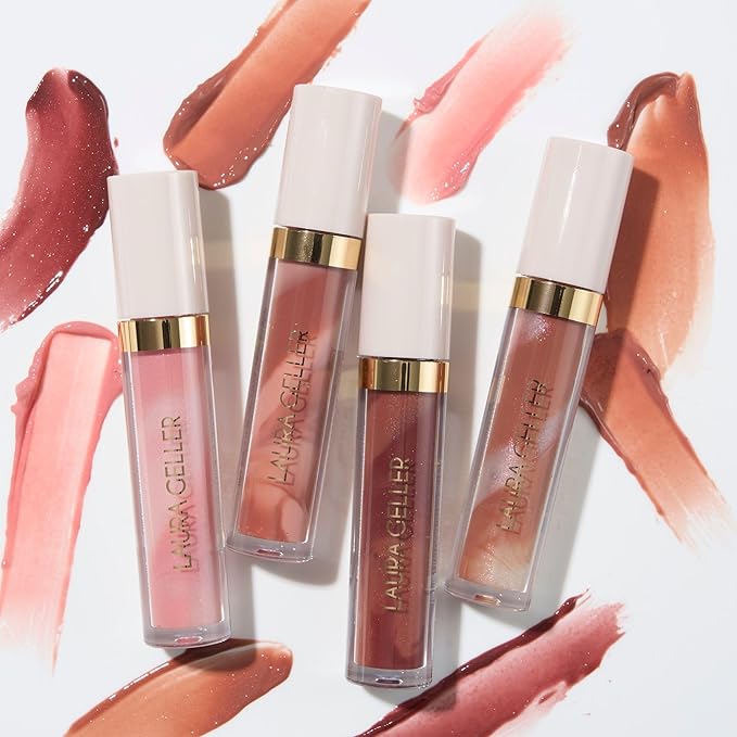 LAURA GELLER NEW YORK Italian Marble Glossy Lip Tint - Moisturizing Lip Gloss - Enriched with Shea, Mango and Cocoa Butters (03 Summer Paloma)