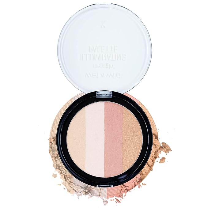 wet n wild Megaglo Illuminating Blush Palette, Catwalk Pink | Blush & Highlighter Makeup