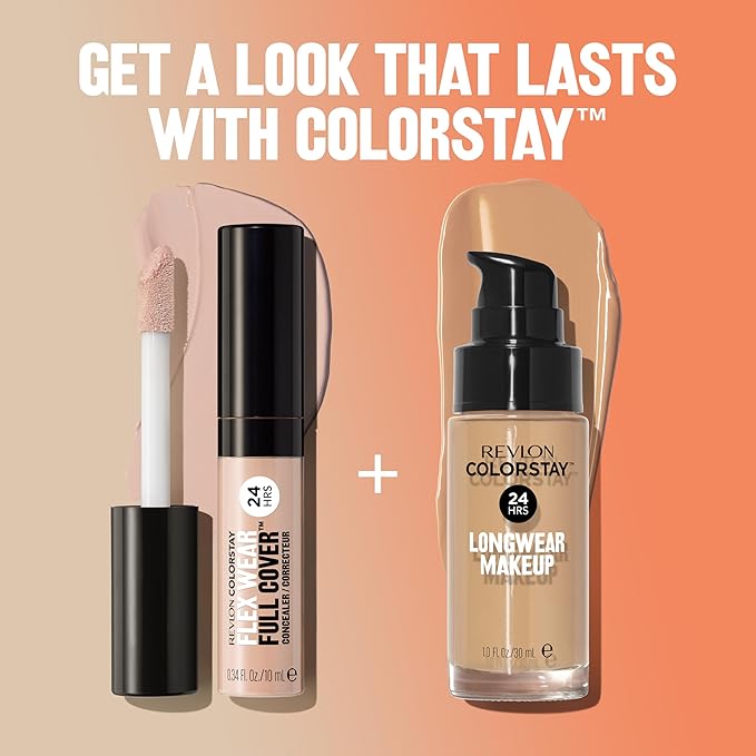 Revlon Liquid Foundation, ColorStay Face Makeup for Combination & Oily Skin, SPF 15, Longwear Medium-Full Coverage with Matte Finish, Nude (200), 1.0 Oz