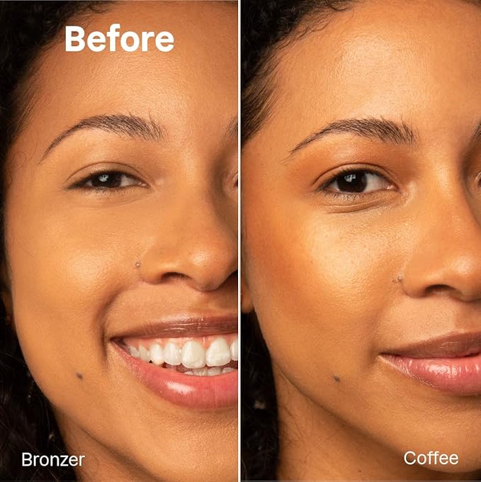 ATTITUDE Oceanly Lightweight Bronzer Stick, Titanium Dioxide-Free, EWG Verified, Plastic-Free, Vegan & Cruelty-free Makeup, Coffee, 0.3 Ounces