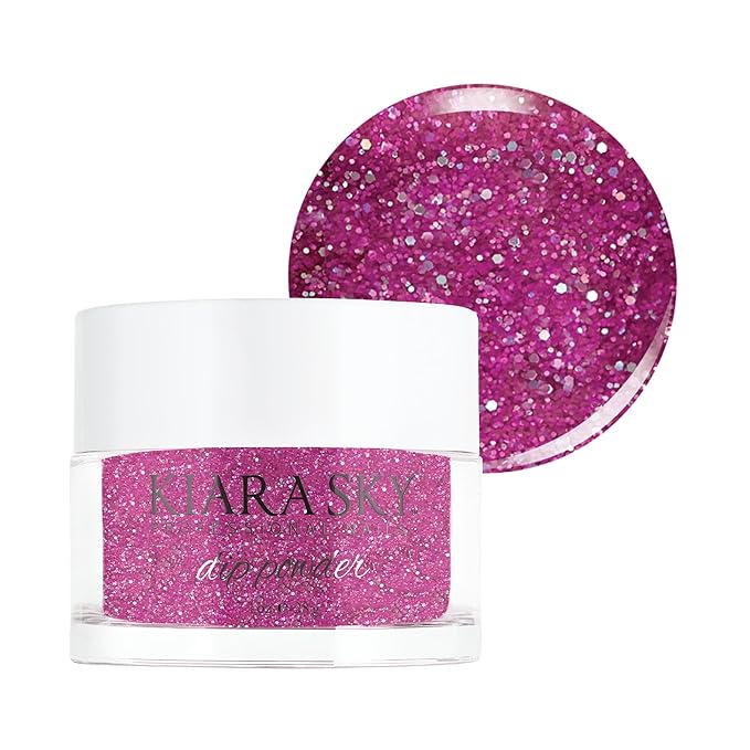 Kiara Sky Long Lasting Nail Dip Powder Pink Tones 1 oz, V.I. Pink