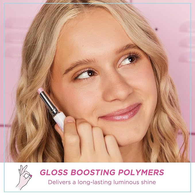 Petite 'n Pretty Glo$$ Lip Balm ($tocks & Bronze) - Makeup for Kids, Tweens, Teens - Hydrating, Lightweight Lip Gloss, Made in the USA