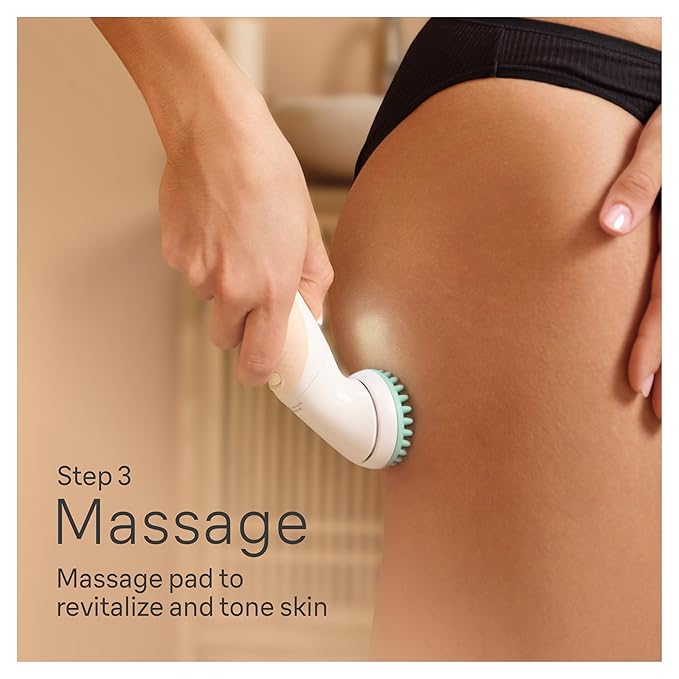 Braun Epilator Silk-épil 9 Flex SkinSpa, Hair Removal Device, 360 Flex and Pivoting Head, Wet and Dry, Includes Shaver Head, Trimmer Comb, Massage Pad, Exfoliation Brush and BodyTrimmer, SES9-481 3D