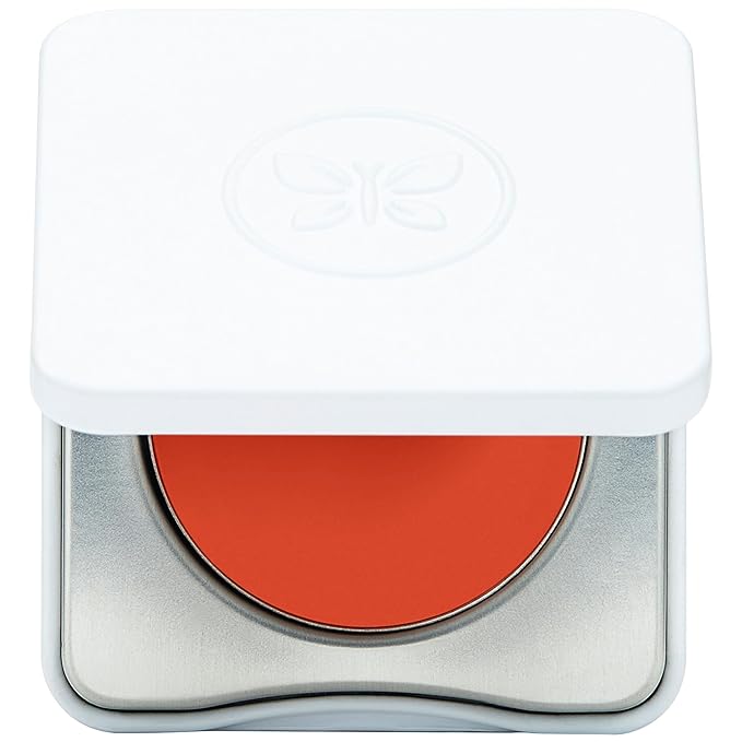 Honest Beauty 2-in-1 Creme Cheek Blush + Lip Color | EWG Verified, Vegan + Cruelty Free | Fire Coral, .1 oz