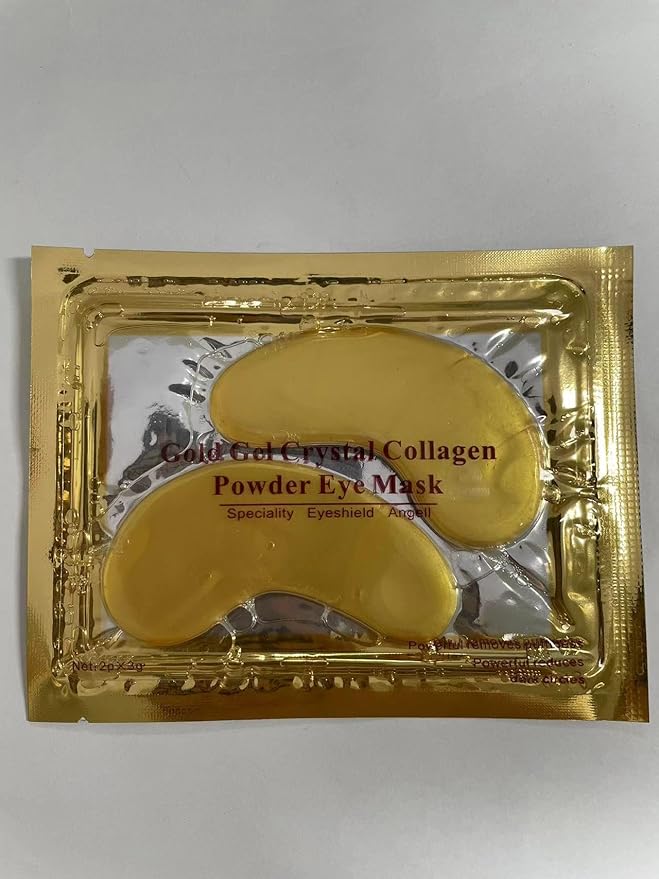 30 Pairs 24K Gold Eye Pads Under Eye Mask,Collagen Crystal Under Eye Patches Moisturizing Eye Gel Pads,Under Eye Masks for Wrinkles,Puffy Eyes & Dark Circles,Eye Patch for Beauty Eye Care