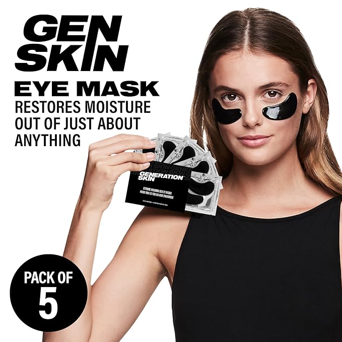 Eye Mask, Eye Masks for Dark Circles and Puffiness, Under Eye Mask with Hyaluronic Acid, Vegan and Cruelty-Free Under Eye Patches, Hyaluronic Acid Eye Masks, 5-Pack