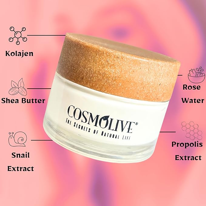 Natural Moisturizer Face Creams (Rose Collagen)
