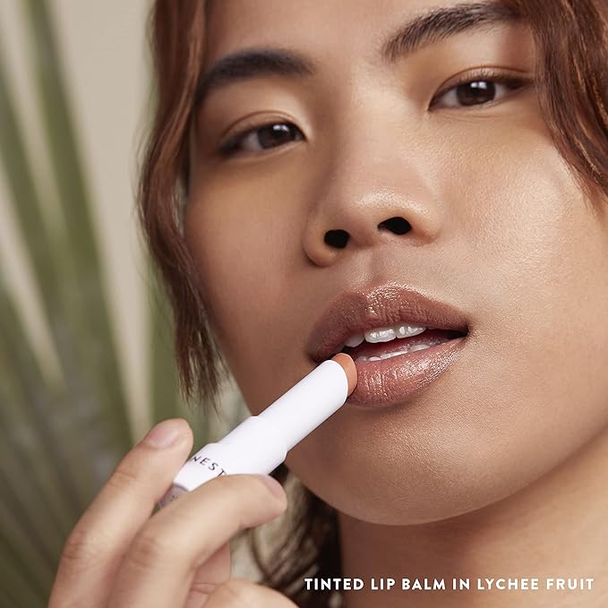 Honest Beauty Tinted Lip Balm | Antioxidant-rich Acai Extracts + Avocado Oil | EWG Certified, Vegan, Cruelty Free | White Nectarine