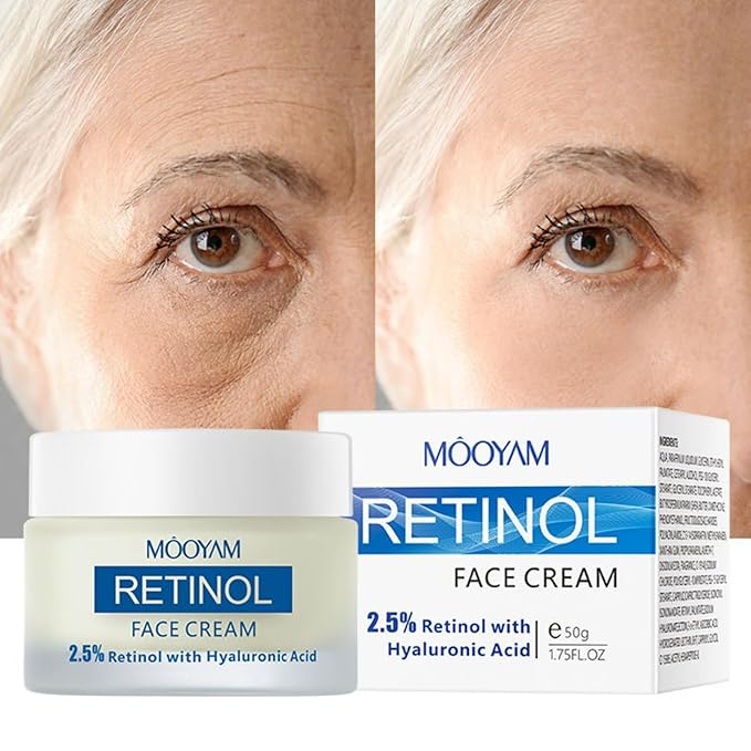 Retinol Cream, Retinol Moisturizer for Face and Neck, Wrinkle Cream for Face, Retinol Complex,Wrinkle Cream Anti Aging Retinol Facial Cream with Hyaluronic Acid, Collagen cream,Anti aging cream.