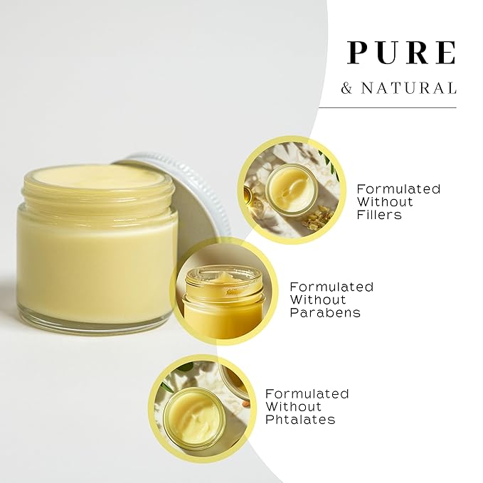 Vanman's Tallow and Honey Balm (3 Pack) - Tallow Face Moisturizer with Pure Grass-Fed/Finished Beef Tallow for Skin and Essential Oils, Organic Raw Honey and Beeswax, Cold Pressed Olive Oil - 2.5 oz