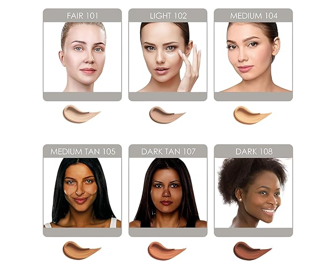Bellaterra Cosmetics BB Cream - Tinted Moisturizer, Mineral Foundation Makeup, Fair 101 | Skin Perfector, 1.69 oz