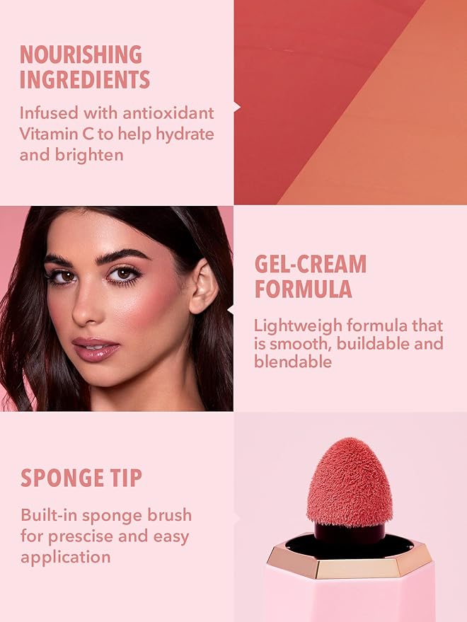 SHEGLAM Liquid Blush Makeup for Cheeks Matte Finish - Hush Hush