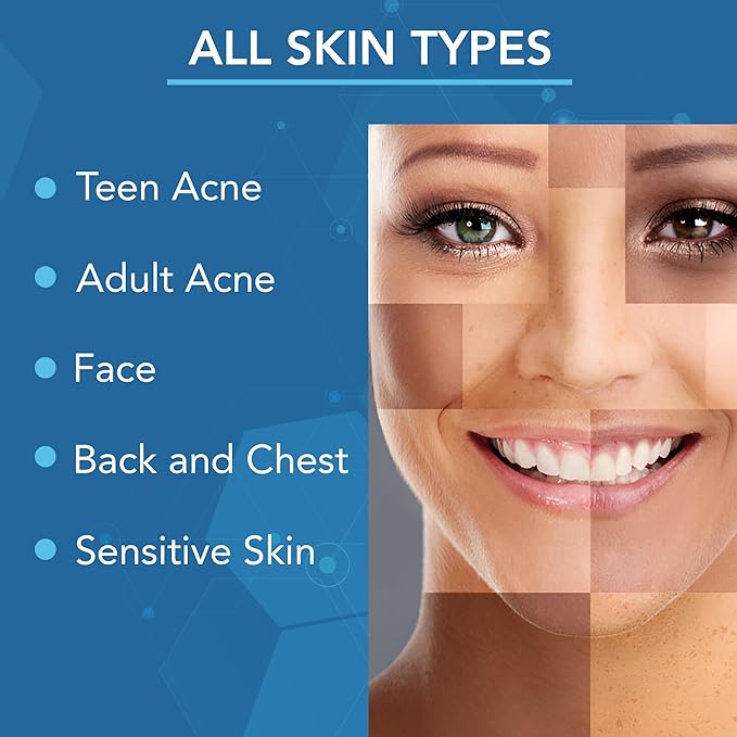 NOVEHA Facial Cleanser For Acne - Hypochlorous Acid Spray - Irritation, Redness & Breakouts Relief - Ideal for Active Teenage & Adult Athletes Post-Workout - Safe for Multiple Daily Uses - 8 oz