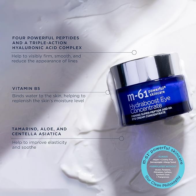 m-61 Hydraboost Eye Concentrate - 48 hour hydrating, firming and smoothing eye concentrate with hyaluronic, vitamin B5 & tamarind