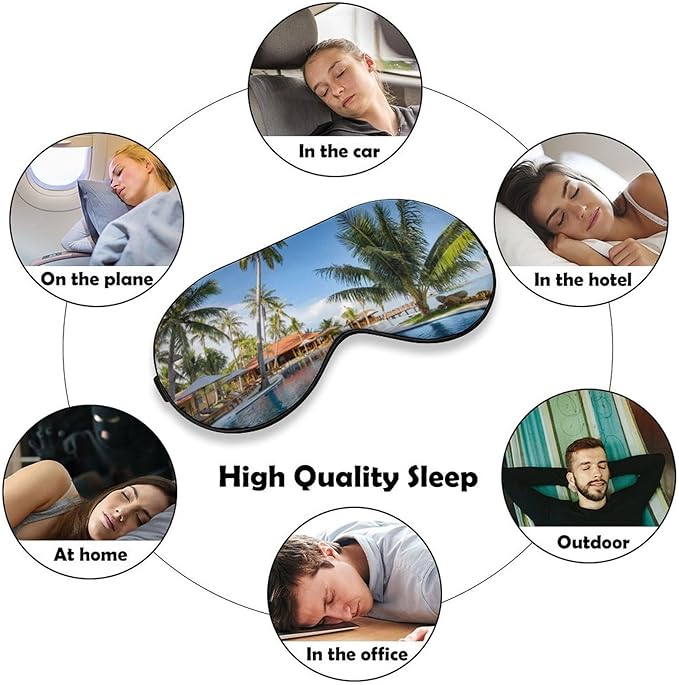Customize Eye Mask Personalized Sleep Mask Upload Your Image Text Logo Custom Eye Cover with Adjustable Strap for Men Women Friends Brothers and Sisters, Goldenrod, 8.1"x4.1"