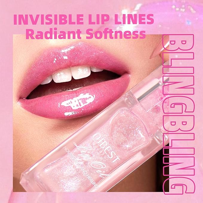 Magic Color Changing Moisturizing Lip Glow Oil Plumping Glimmer Glow Lipstick, Hydrating Lip Gloss Lip Care, Long Lasting Non-sticky Fresh Texture Lip Oil (Color Changing 02)