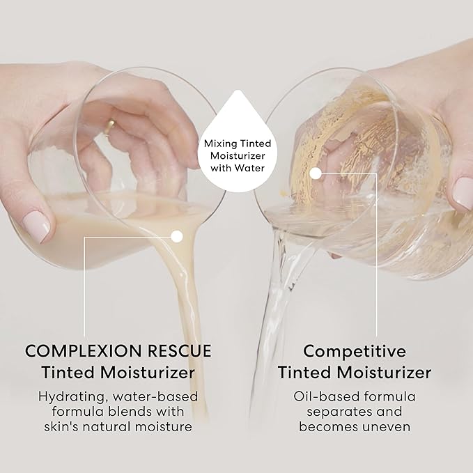 bareMinerals Complexion Rescue Tinted Moisturizer for Face with SPF 30 + Hyaluronic Acid, Hydrating Tinted Mineral Sunscreen for Face, Skin Tint, Vegan, Travel Size