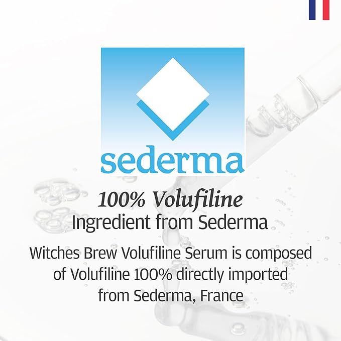 [Volufiline 12.5ml] 100% Pure Volufiline from SEDERMA (France) | DIY Skincare - Face Serum | Cosmetic Grade | For Face & Body Improved Fine Lines & Skin Elasticity