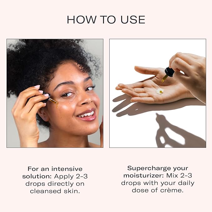 Odacité Anti Aging Serum Concentrate with Camelina + Chamomile, For Sensitive Skin Glow - Lightweight and Hydrating Facial Oil for Redness, Sensitivity & Irritation - 0.17 fl. oz