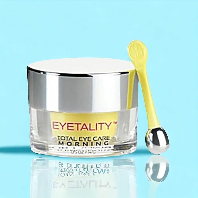 Serious Skincare - Eyetality Morning Total Eye Care Cream - For Lines, Wrinkles, Under Eye Puffiness and Dark Circles - Coffee Bean Extract - Vitamin C - Pomegranate - 0.5 oz