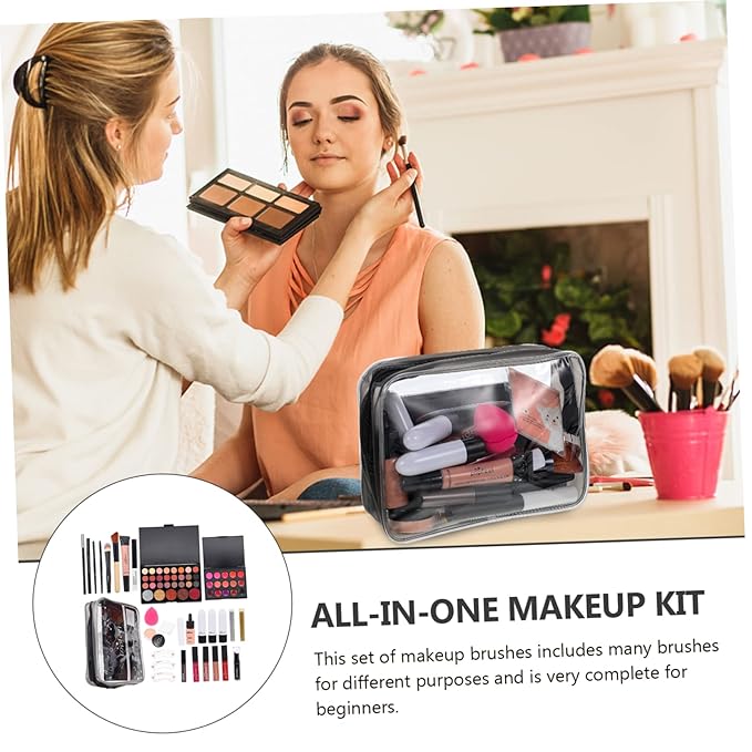 1 Set women's makeup set Eyebrow Pencil All-in-one Makeup Kit Makeup Multi- Makeup Kit Professional Foundation Cosmetics Supplies One-piece student mascara