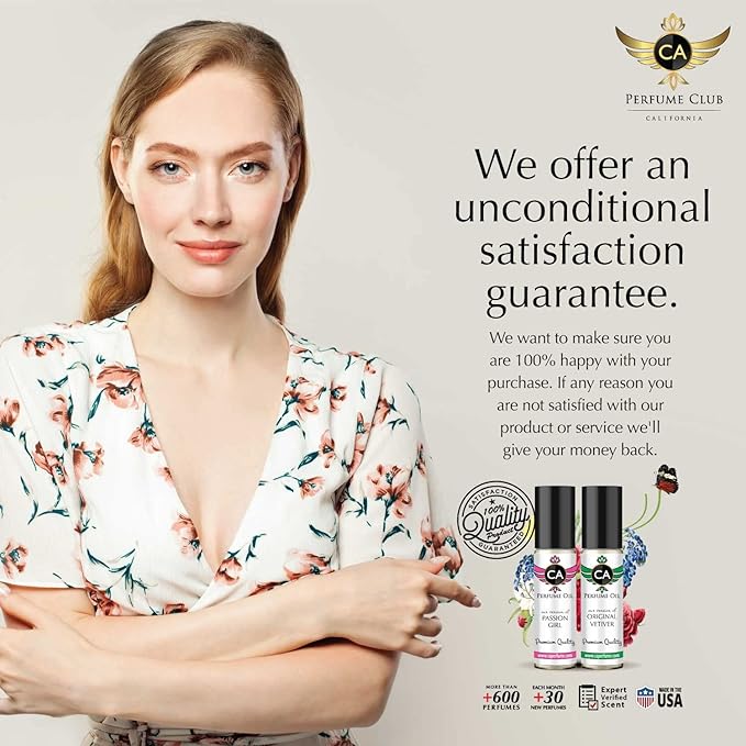 CA Perfume Impression of Flora For Women Replica Fragrance Body Oil Dupes Alcohol-Free Essential Aromatherapy Sample Travel Size Concentrated Long Lasting Attar Roll-On 0.3 Fl Oz/10ml