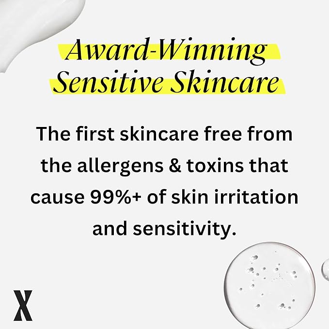 Moisturizing Lotion - Daily Face Moisturizer & Body Lotion for Sensitive Skin - Ceramides & Hyaluronic Acid - No Common Irritants - Non-Comedogenic - Oil-Free - Fragrance Free - 10 Ounce
