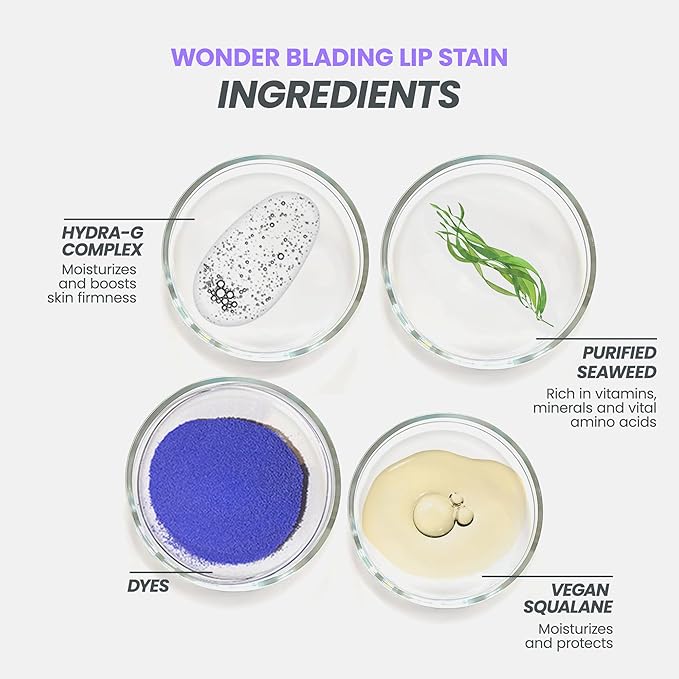 Wonderskin Wonder Blading All Day Lip Stain Peel Off Masque - Long Lasting, Waterproof and Transfer Proof Pink Lip Tint, Matte Finish Peel Off Makeup (Crush Masque)