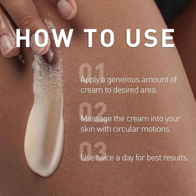 Belly Firming Cream: B Flat Skin Tightening Cream , Cellulite & Stretch Mark Reduction & Tummy Hips Cream & Body Firming for Stomach & Thighs & Arms – 3.38 Fl Oz