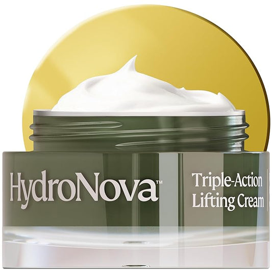 HYDRONOVA Anti-Aging Moisturizer Face Cream and Tighten and Lift Neck Cream - Facial Moisturizer for Women - Skin-Firming Wrinkle Formula with Retinol - PM Moisturizer for Face, Neck and Décolleté