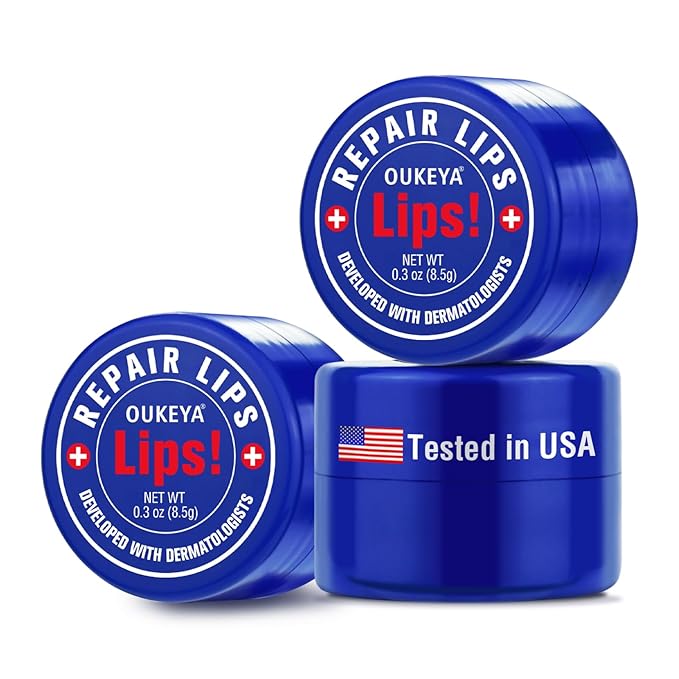 Lip Balm Treatment with Beeswax, Peppermint Oil,Natural Formula Lip Balm with Vitamin E & C Lips Daily Conditioning 24 hrs Long-lasting Moisture, Gentle Exfoliation Prevent Dryness & Chapping