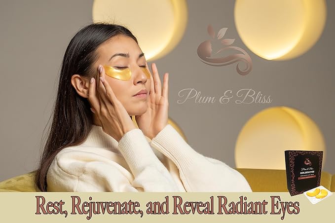 Rejuvenating Under Eye Masks, 20 Pairs, Reduces Fine Lines, Wrinkles, Dark Circles, Puffiness