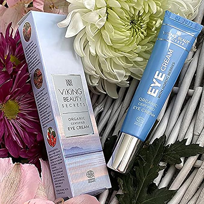 Eye Cream - Hyaluronic Acid and Nordic Berry Infused Eye Cream - Under Eye Cream for Reducing Dark Circles and Fine Lines - Hydrating Eye Cream for Daily Use