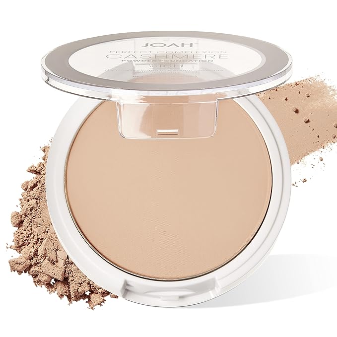 JOAH Beauty Perfect Complexion Cashmere Powder foundation_FW010, Fair with Warm Undertone