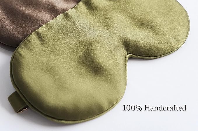 Premium 25 Momme Mulberry Silk Eye Mask for Sleeping (Jungle)