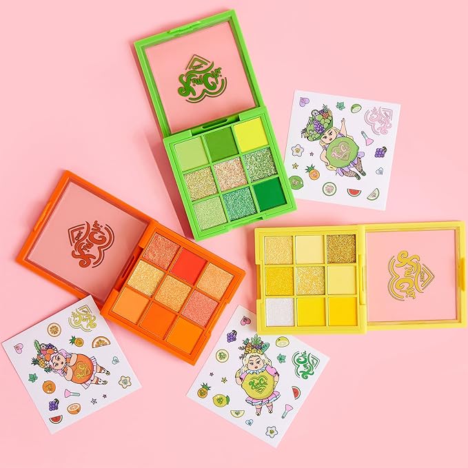 Kimchi Chic Beauty Citrus Queen - 9 Shades in 1 Makeup Palette - 01 ORANGE