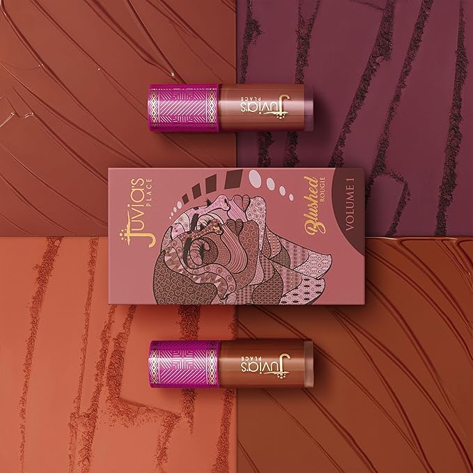 Juvia's Place Blushed Liquid Blush BarbieRose - Dewy Tint Cheeks Makeup Glow Pigment Effortless Beauty Long Lasting Cosmetics Soft Creamy Natural Buildable All Skin Color Light Flawless Finish Blend
