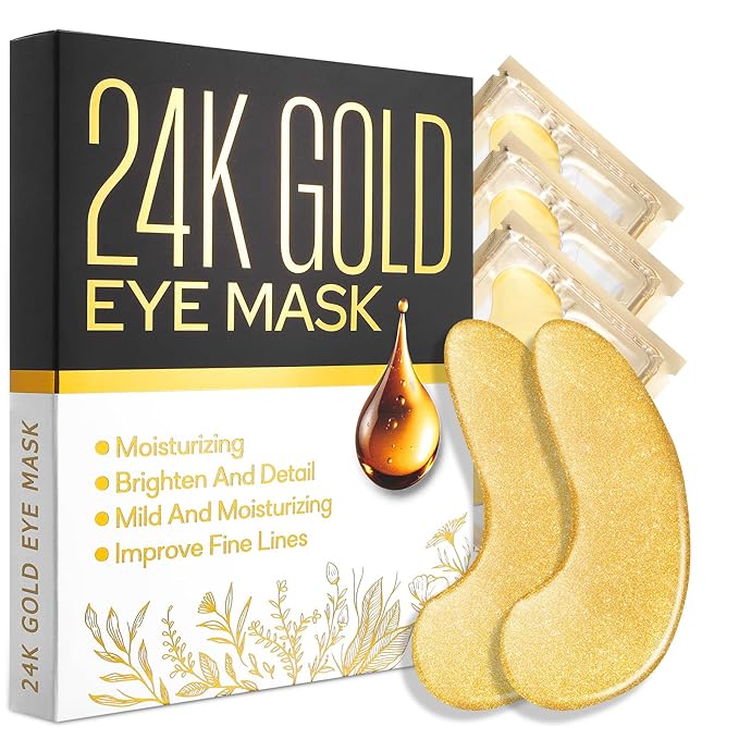 Under Eye Patches for Puffy Eyes and Dark Circles,Collagen Under Eye Mask Skin Care Products,Snail Mucin Eye Patches,Wrinkle Patches