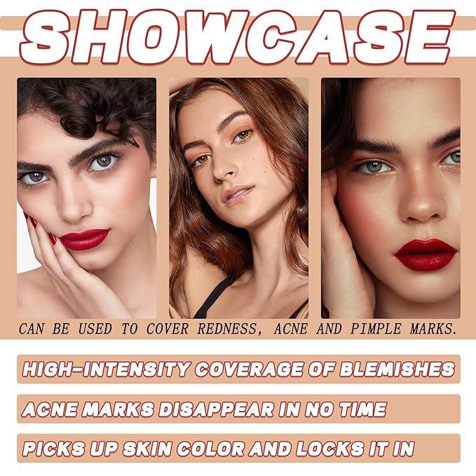 12 Colors Correcting Concealer Palette Kit with Brush,Cream Makeup Contour Palette for All Skin Type,Color Corrector Concealer Foundation Palette for Conceals Dark Circles & Blemish