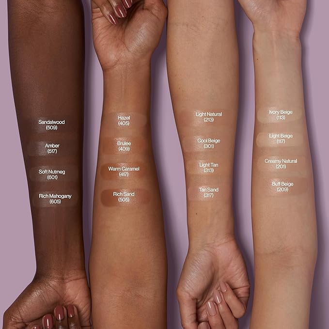 Revlon Illuminance Tinted Serum, Triple Hyaluronic Acid, Evens Out Skin Tone Over Time and Hydrates All Day, SPF 15, 505 Rich Sand, 0.94 fl oz.