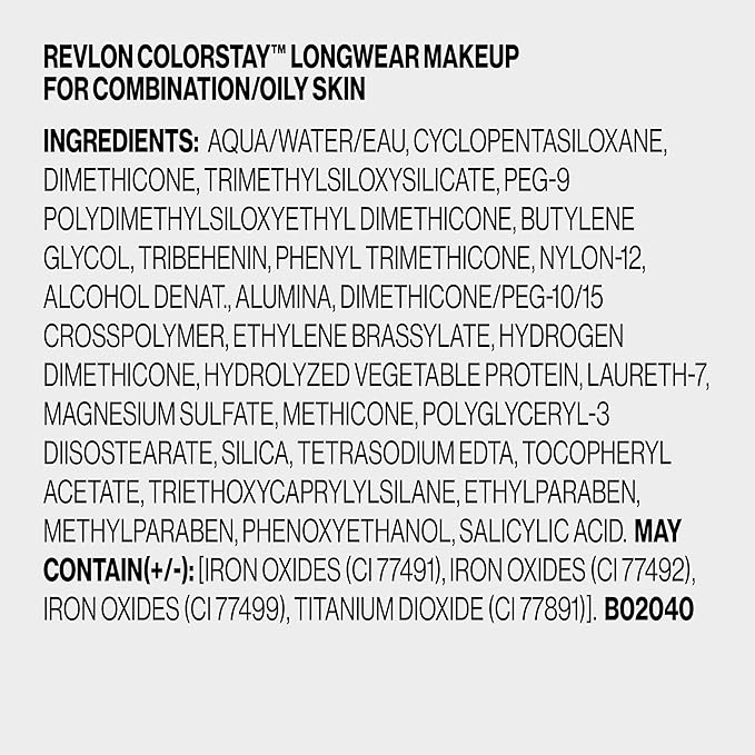 Revlon Liquid Foundation, ColorStay Face Makeup for Combination & Oily Skin, SPF 15, Longwear Medium-Full Coverage with Matte Finish, Nude (200), 1.0 Oz