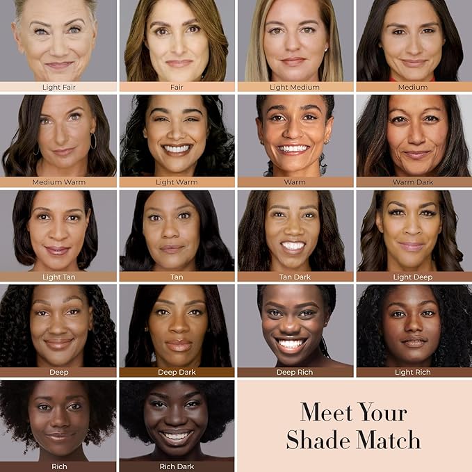 LUMINESS Airbrush Spray Silk Foundation Starter Kit - Rich Dark - Foundation, Primer & Dual-Sided Angled Buffing Brush - Medium, Buildable Coverage, Anti-Aging Formula Hydrates & Moisturizes