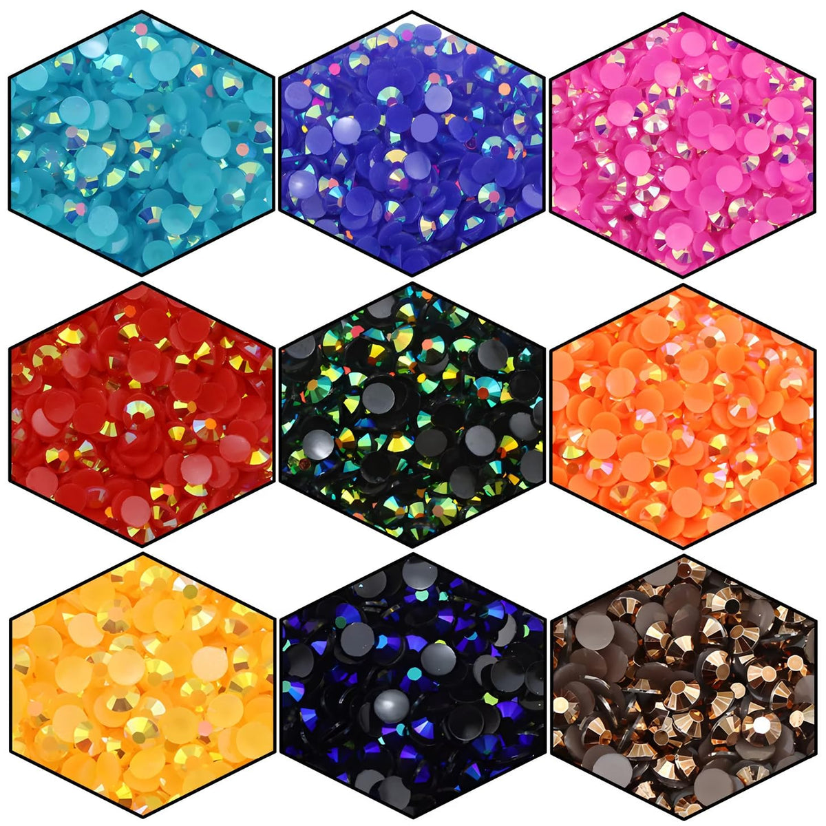 4500 Pcs SS12 3mm AB Flatback Rhinestones for Nails Art Crafts Glitter Round Shine Gems Crystals DIY Clothes Shoes （Sapphire AB）