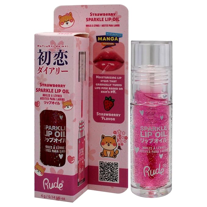 RUDE Manga Sparkle Lip Oil