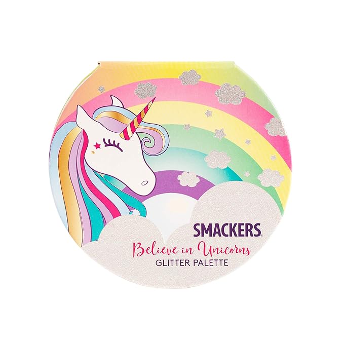 Lip Smacker Sparkle & Shine Eyeshadow Palette, Mermaid & Unicorn Palette | Christmas Make Up Collection