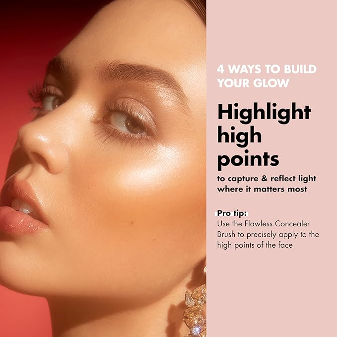 e.l.f. Halo Glow Liquid Filter, Complexion Booster For A Glowing, Soft-Focus Look, Infused With Hyaluronic Acid, Vegan & Cruelty-Free, 2 Fair/Light