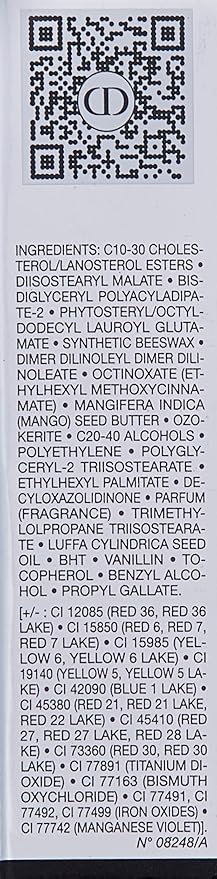 Dior Christian Dior Addict Glow Color Awakening Lip Balm SPF 10, No. 004 Coral, 0.12 Ounce